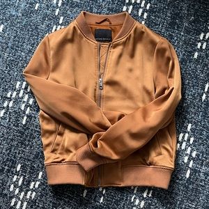 Banana Republic Bomber Jacket - Gold / Copper